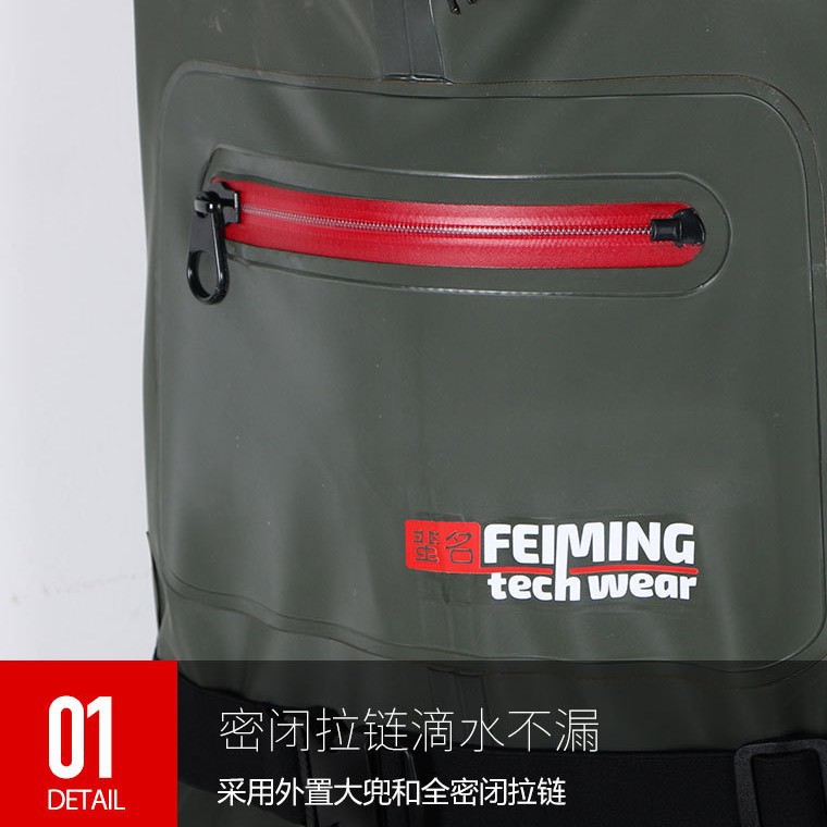 New Style Water Pants Thickened PVC Upgraded Reinforced Fishing Pants Wading Pants Water Fork Export Fishing Waterproof Clothing Rain