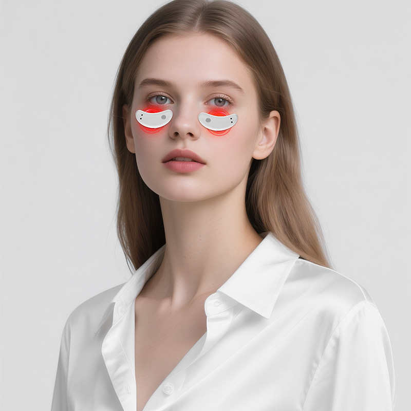 Cross-Border Ems Eye Beauty Device for Home Use, Massage, Anti-Wrinkle, Dark Circle Care, Eye Bag Red Light Micro-Current Introduction Beauty Device