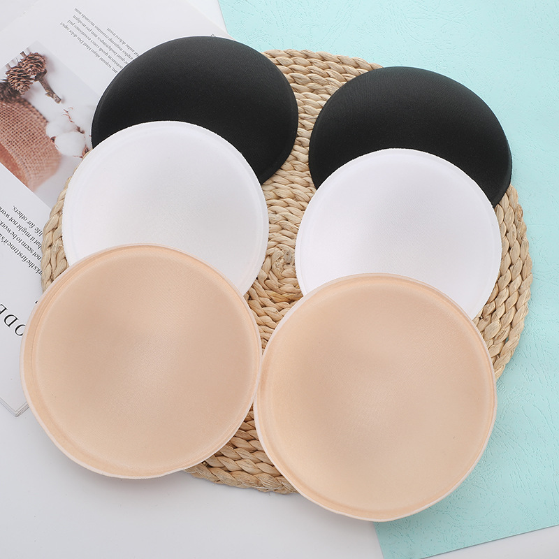 Жесткие хлопковые круглые дышащие вставки для бюстгальтера, термобелье, спортивные йога, поролоновые подушки для бюстгальтера
