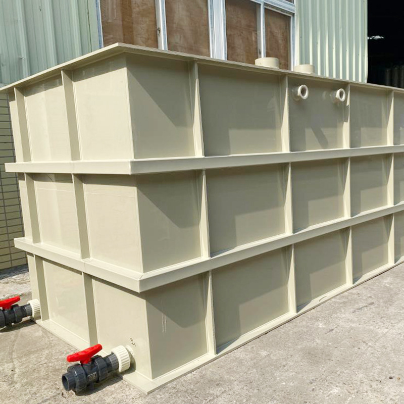Customized Pp Electroplating Tank Electrolytic Acid and Alkali Resistant Water Tank Sewage Equipment Bio-Adsorption Tank Pp Water Tank Industrial High Corrosion Resistance