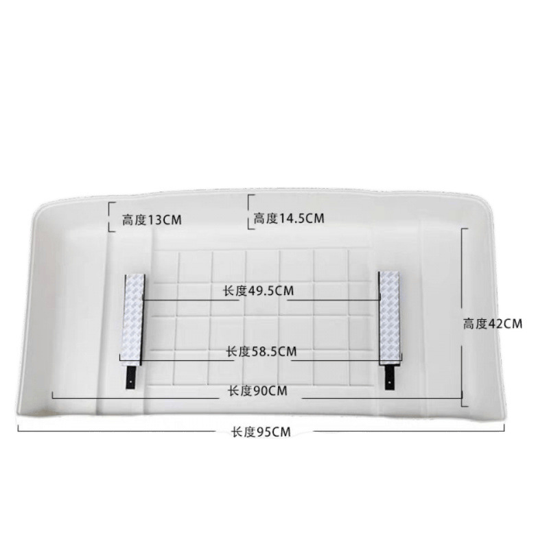 Air conditioner outer hood rain-proof sun-proof rain-proof rain-proof board hole-free air conditioner outer unit heat insulation board sunshade outdoor dust-proof 1-2p