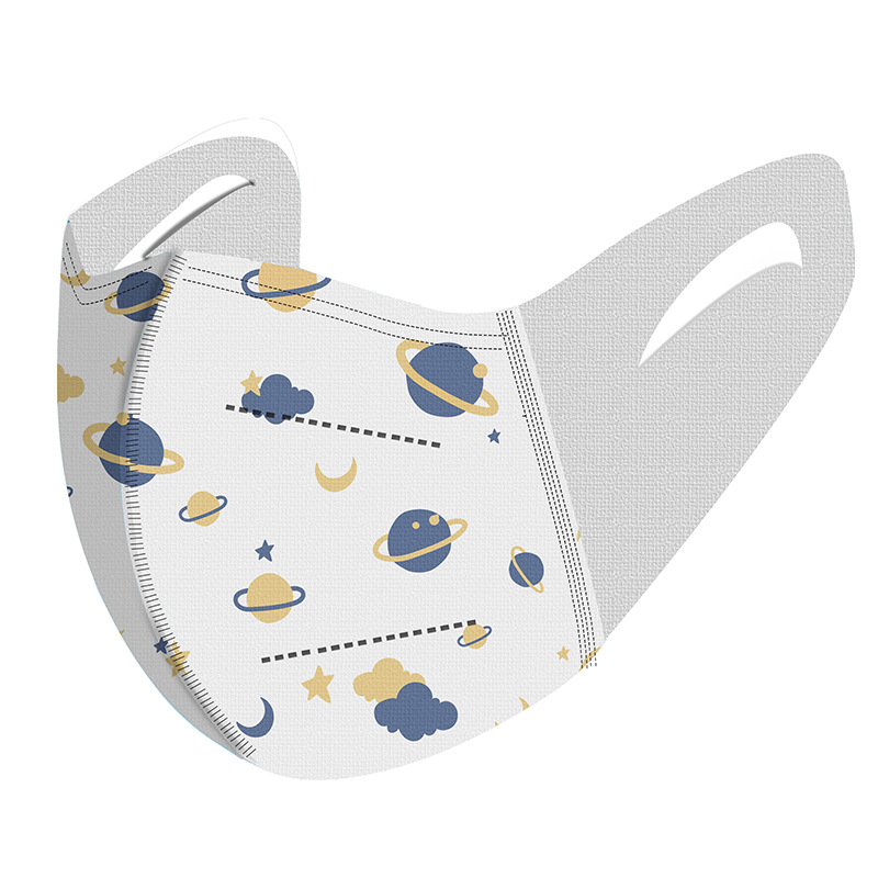 Original head manufacturers wholesale children's 3D disposable protective masks three-dimensional independent packaging cute cartoon protective masks