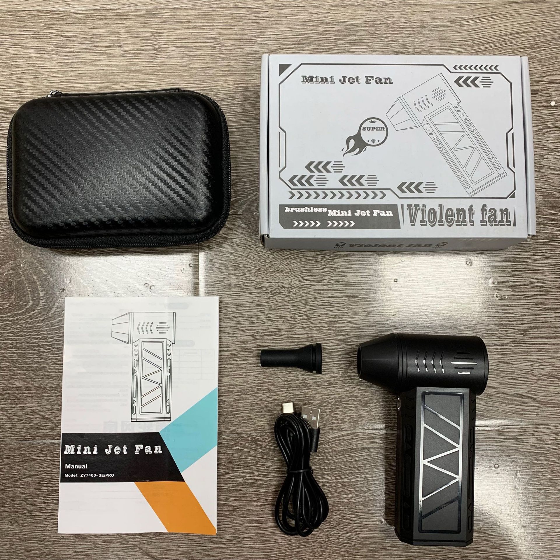 Мини-вентилятор с мощной турбиной для кемпинга, ручной, 13 миллионов об/мин, бесщеточный, мощный, для сдувания пыли