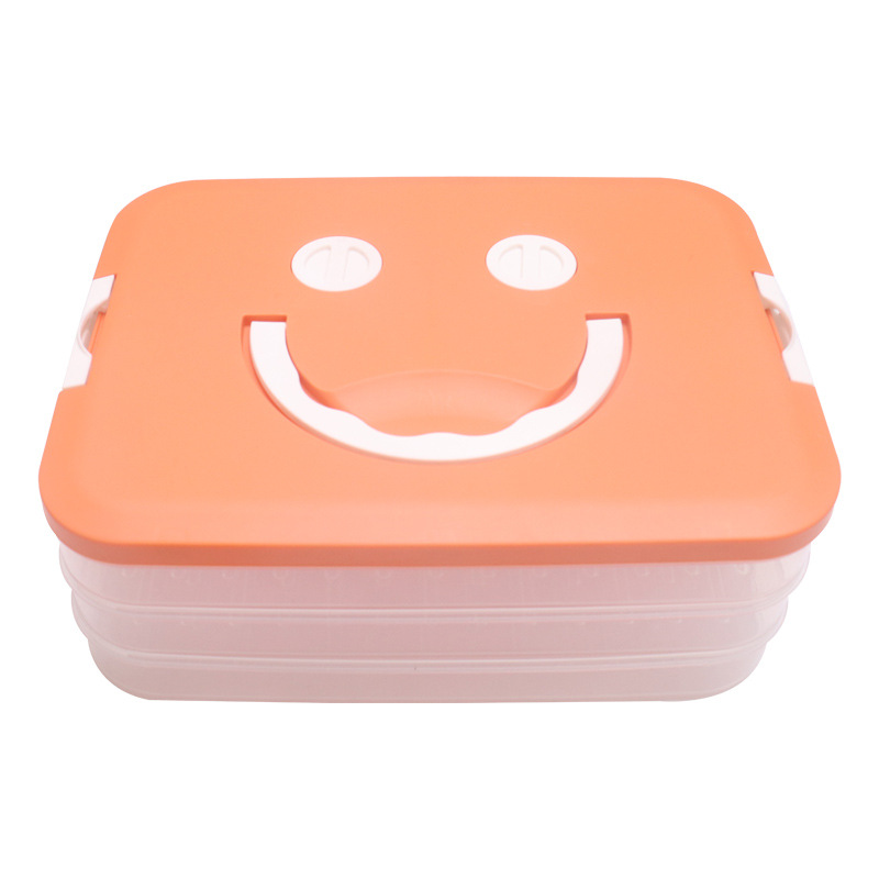 Dumpling Box Multi-Layer Large-Capacity Food Sealed Fresh-Keeping Box Kitchen Refrigerator Organization Quick-Frozen Special Dumpling Storage Box