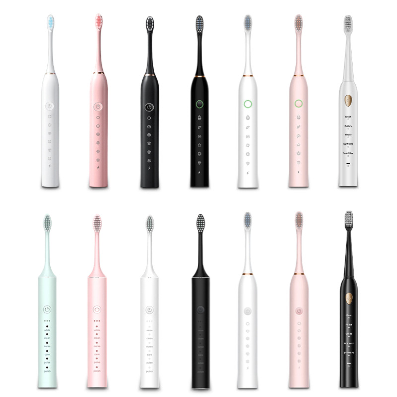 Electric Toothbrush Couple suit Adult Soft Brush Portable Waterproof Household Cleaning Children's Toothbrush Factory Wholesale