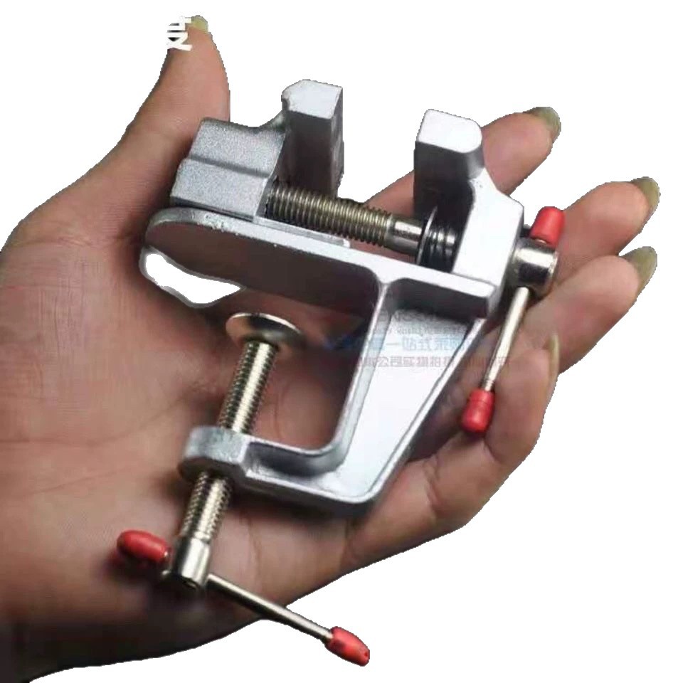 Mini Multifunctional Household Vise, Mini Bench Vise, Workbench Aluminum Alloy Small Vise, Woodworking Fixed Clamp