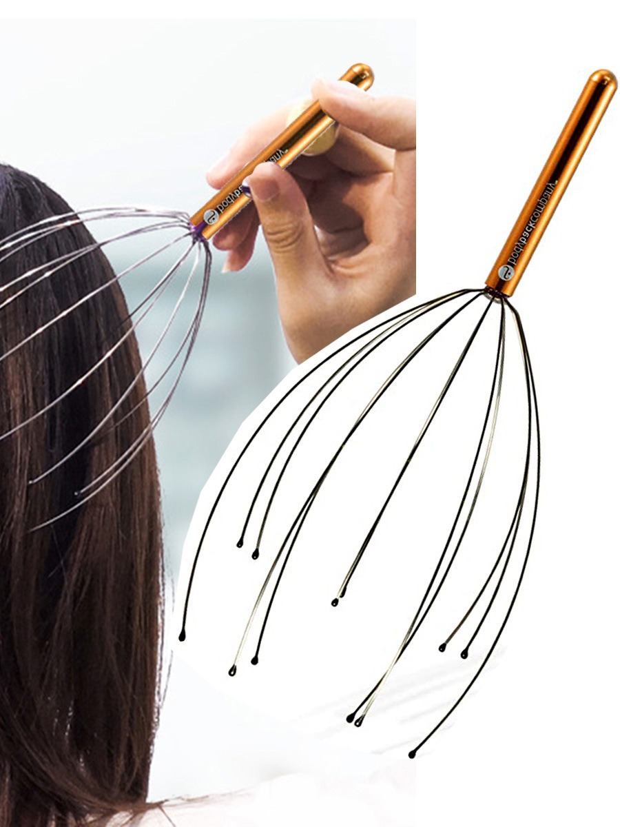 Head Massager 12 Claw 20 Claw Octopus Scalp Massage Claw Decompression Artifact Wire Head Mould