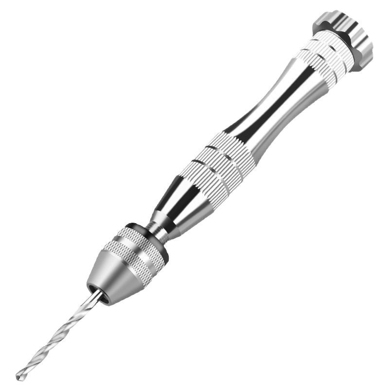 Hand twist drill mini hand drill reaming punch small text play hand drill mini hand drill peach pit drilling tool