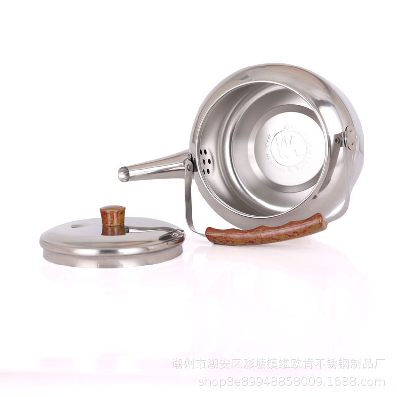 201 stainless steel household Lily kettle old-fashioned kettle gas-electric dual-use induction cooker Tea Kettle restaurant kettle