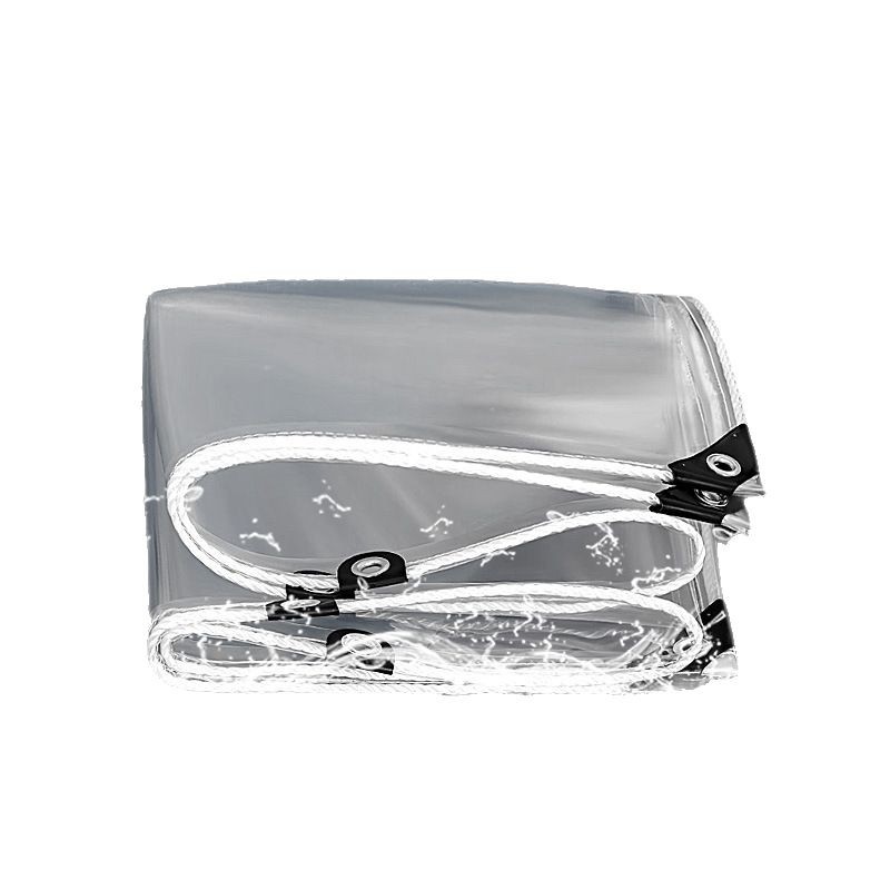 Waterproof and Rainproof Transparent Cloth Pvc Thickeneded Plastic Cloth Balcony Sunshade Rainproof Cloth Rain Curtain Sun Protection Tarpaulin Tarpaulin