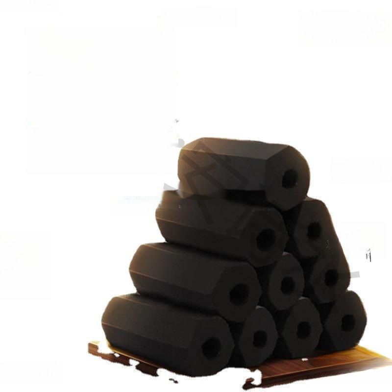 Bbq Charcoal, Bamboo Charcoal, Smokeless Household Burning-Resistant Heating Charcoal, Machine-Made Charcoal, Whole Box Wholesale, Fruit Charcoal, Flammable