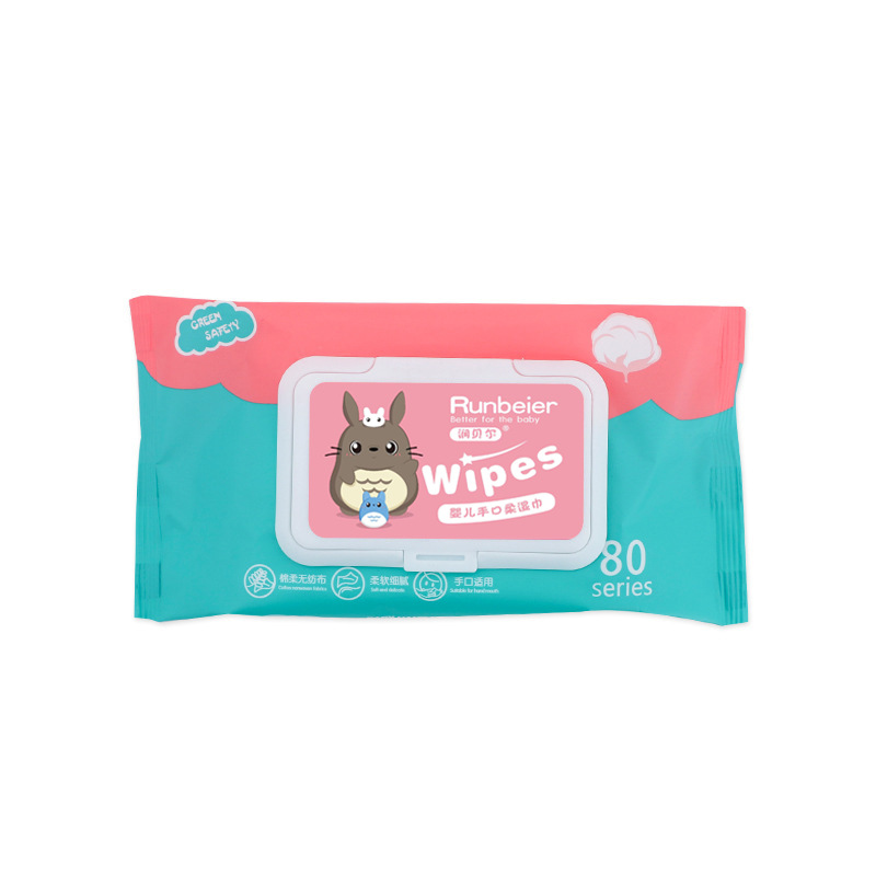 Runbel Wet Wipes Factory Wholesale Baby Hand Wipes E-Commerce Platform Activity Gift Community Group Buying