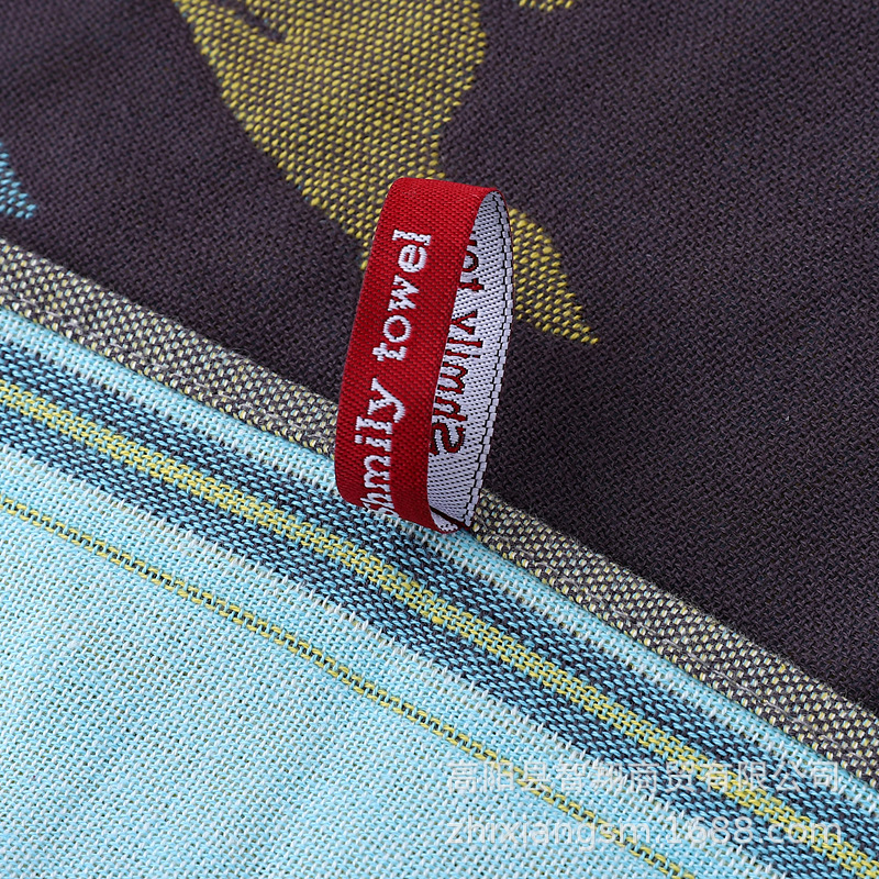 Zhiyang towel four-layer jacquard colorful cat gauze cotton face towel soft absorbent face towel factory price wholesale