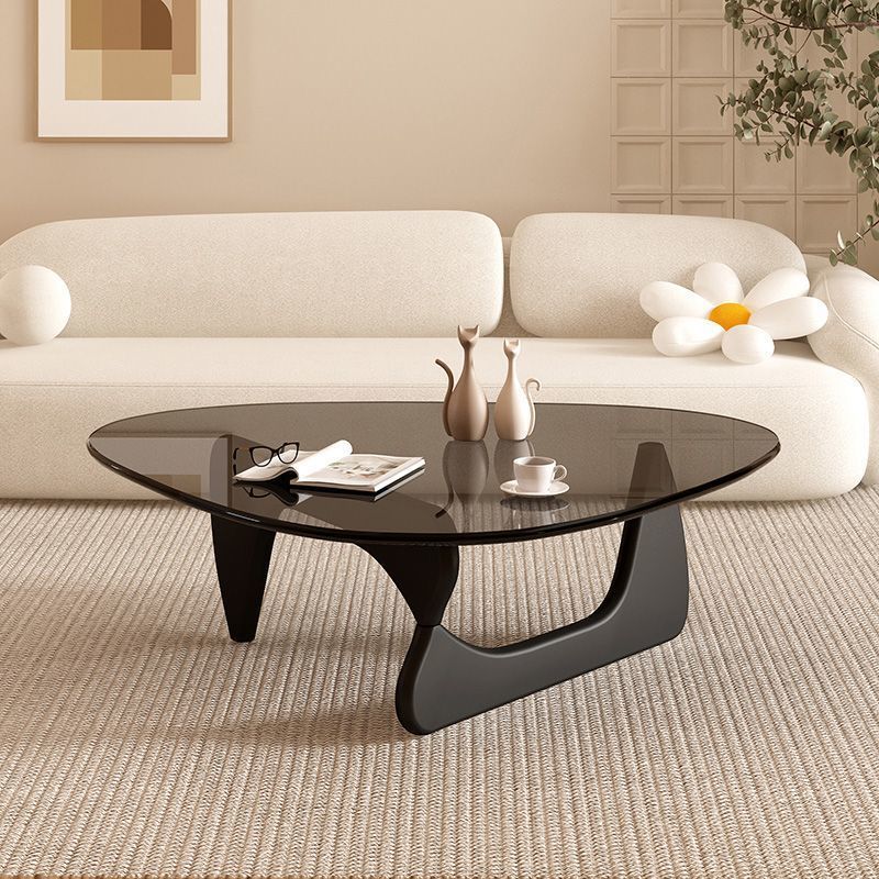 Glass Coffee Table Creative Internet Celebrity Coffee Table Living Room Household Small Apartment Coffee Table Modern Simple Light Luxury Minimalist Small Table
