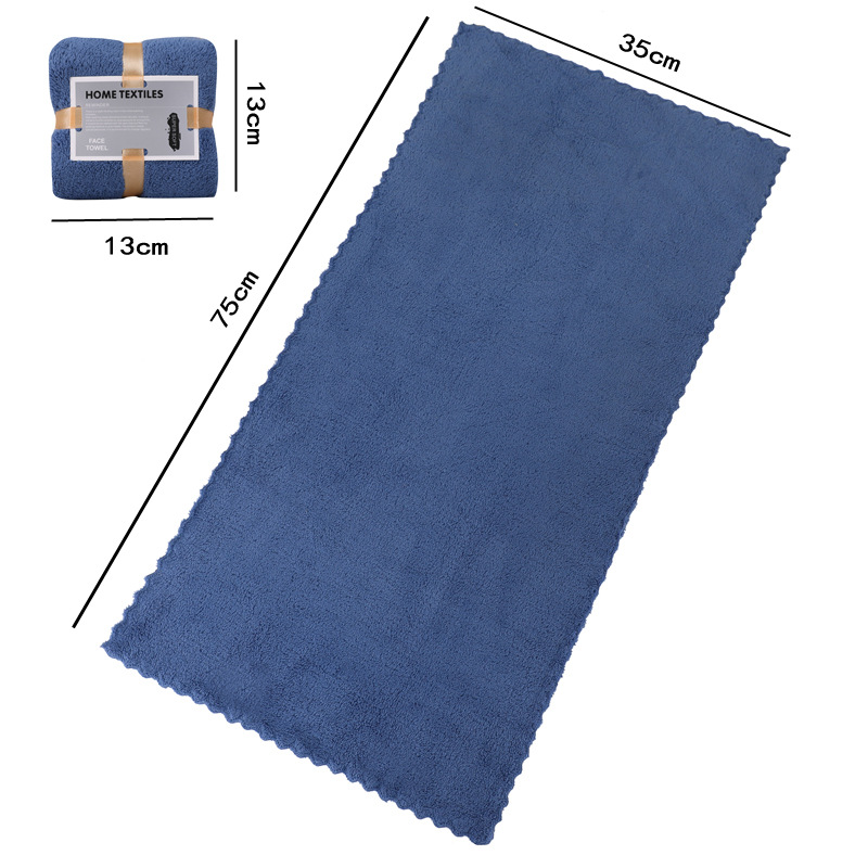 Wholesale Coral Velvet Square Card Towel Absorbent Souvenir Wedding Shop Return Gift Company Celebration Creative Gift