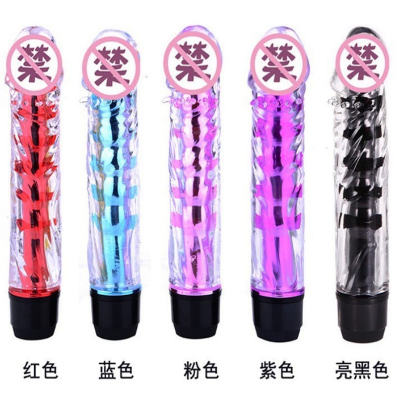 Crystal vibrator small bald dragon mustard barbed massage fun masturbation women's vibrator wholesale a generation of hair