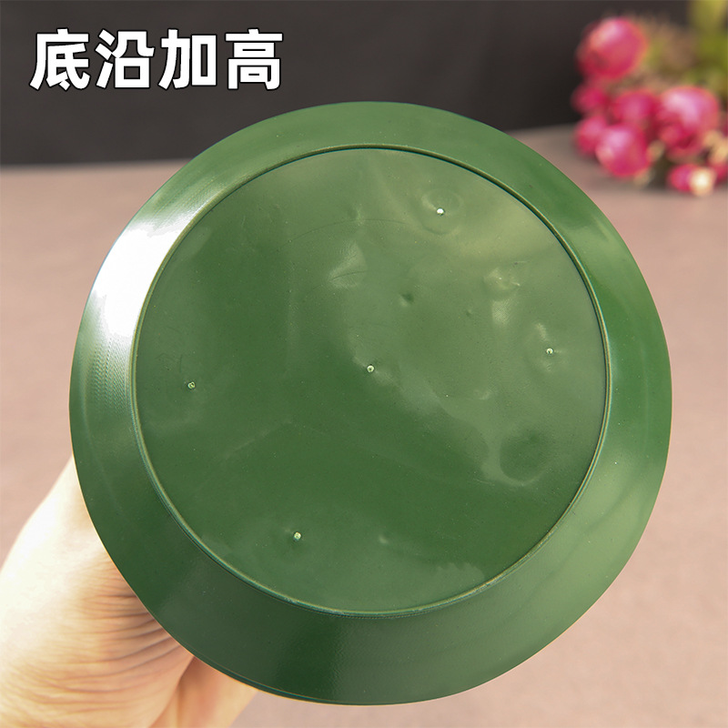 Flower Mud Tray Plastic Flower Arrange Pin Tray Rectangular Pin Tray Flower Arrange Base Flower Packaging Products Round Pin Tray Green Bowl