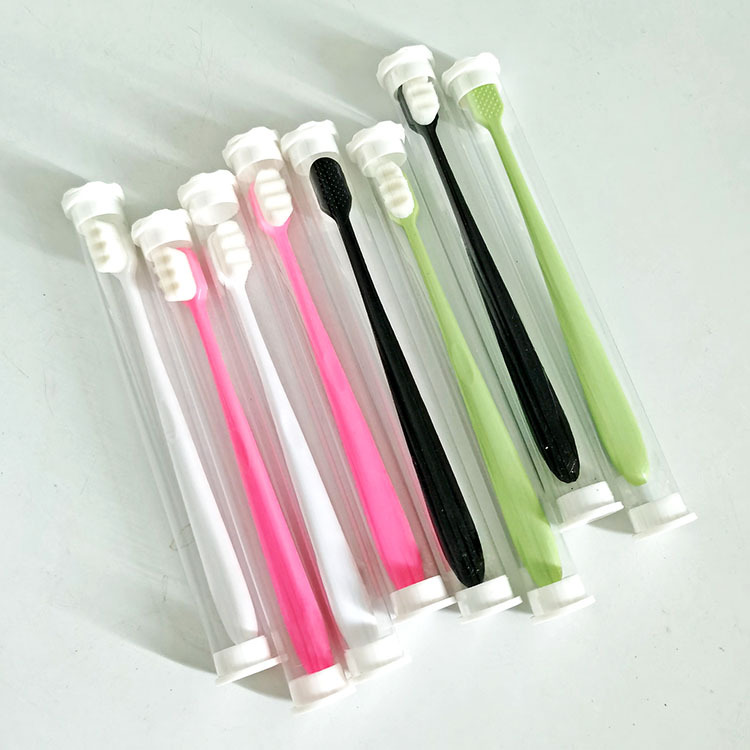 Japanese-Style Micro-Nano 10,000-Bristle Toothbrush with Ultra-Fine Soft Bristles for Pregnant Women and Confinement Universal Toothbrush Bristle Toothbrush with Tongue Scraping Points