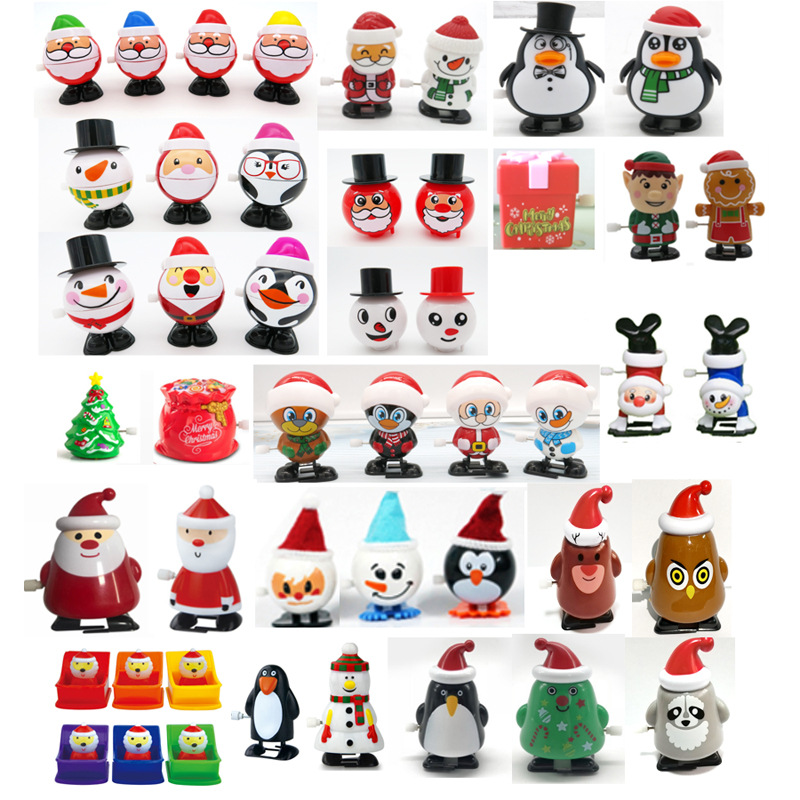 Рождественская заводная игрушка, заводная кукла Санта-Клаус, рождественская лодка