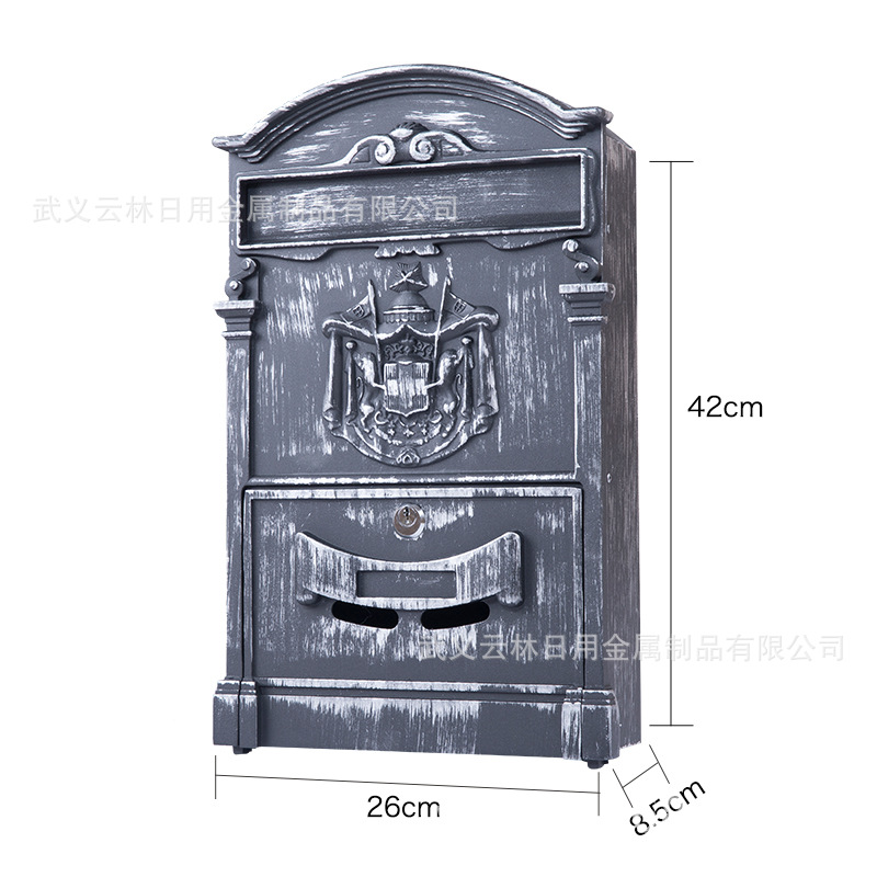 Почтовый ящик из литого алюминия, экспортируемый в европейские страны, поверхность алюминиевый литье под давлением, большой популярный