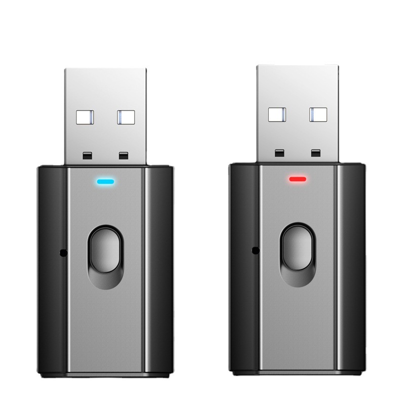 New Bluetooth 5.0 USB Bluetooth Transmitter and Receiving Audio Adapter Car Bluetooth Receiver with Call