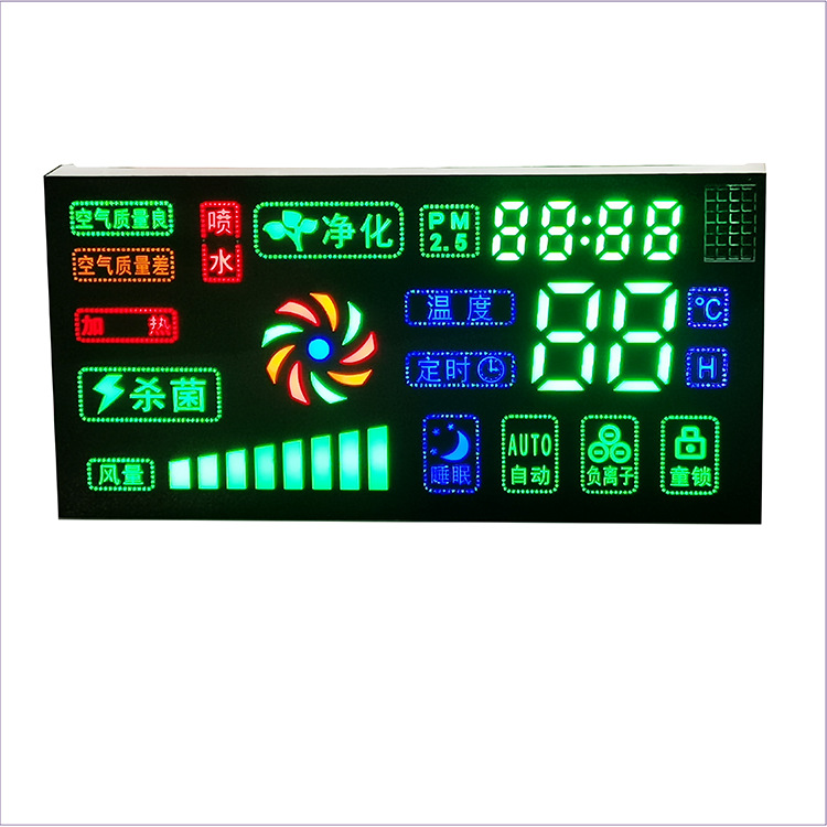 Led digital screen manufacturer purifier water heater display screen complete specifications can be customized on demand