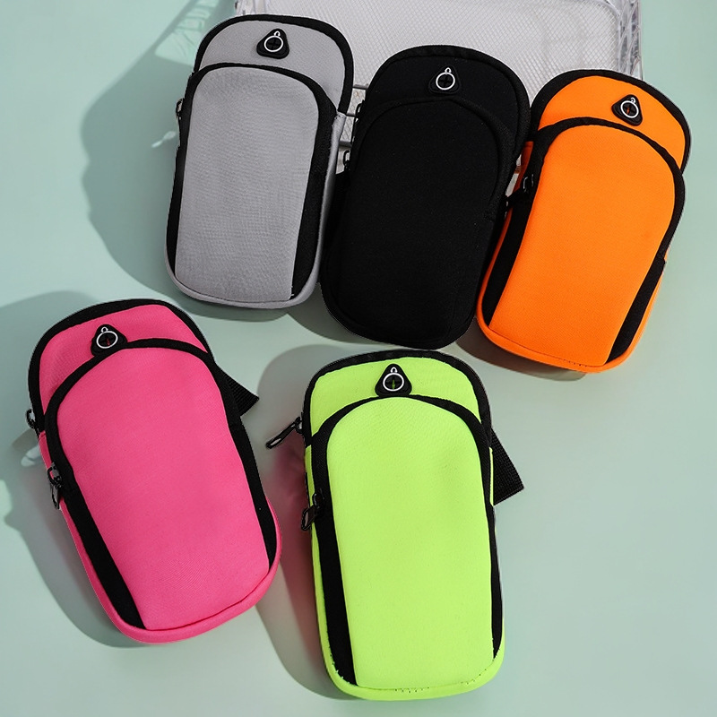 Mobile Phone Bag Fitness Running Mobile Phone Arm Bag Arm Fitness Equipment Light Sports Arm Sleeve Men and Women Night Running