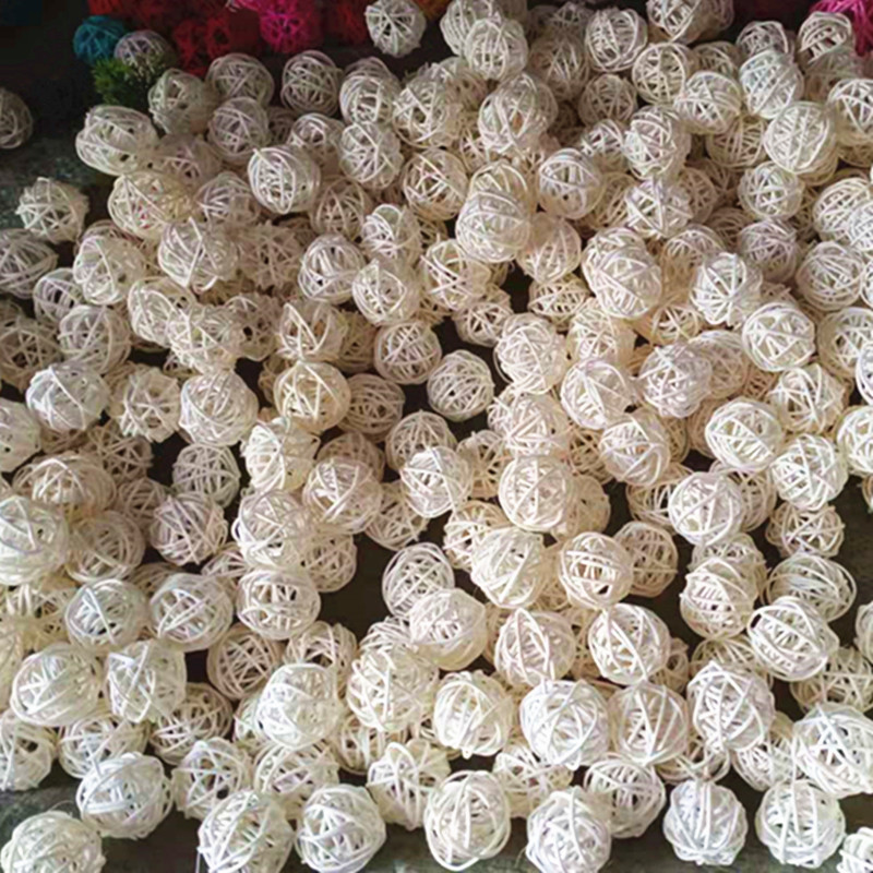 3cm Takraw Ball White Ball Fireless Aromatherapy Takraw Ball Volatile Ball Home Decoration Bead Curtain Accessories