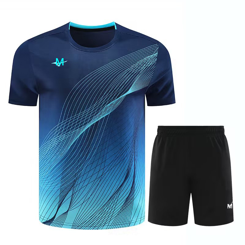 Adult volleyball clothing men's and women's short-sleeved training clothing children's volleyball clothing sportswear competition clothing summer breathable quick-drying 6517