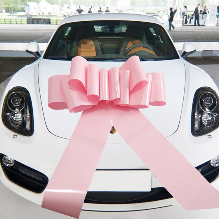 Pvc Boxed Large Garland 23inch 30inch Large Three-Dimensional Butterfly Wedding Car Special Wide Ribbon Amazon Bestseller