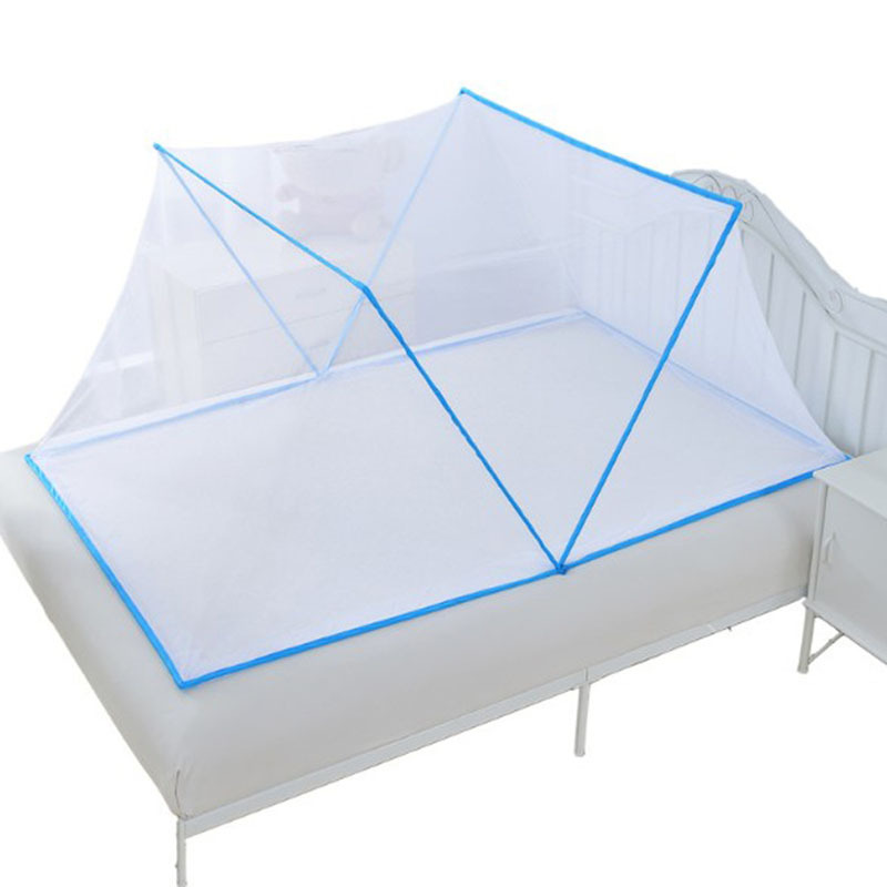 Manufacturer Supplies Cross-Border New Installation-Free Folding Mosquito Nets, Children's Dormitory Single and Double Outdoor Mosquito Nets for Home Use