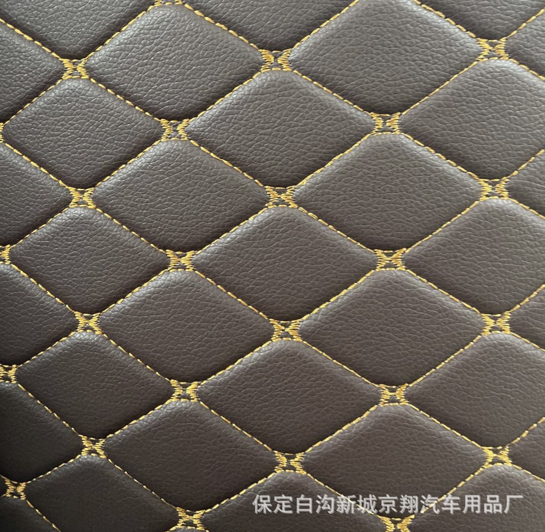 Small litchi car mat coil manufacturers wholesale leather sponge environmental protection xpe car supplies