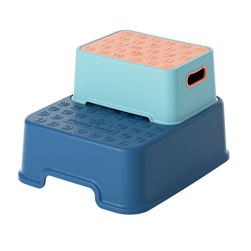 Manufacturer Wholesale Children's Foot Stool Baby Foot Stool Small Bench Hand Washing Step Face Wash Non-Slip Foot Stool