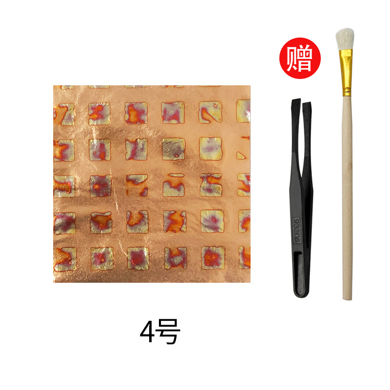 Gold Foil Paper Painting, Burnt Foil, Broken Gold Foil, Silver Foil Painting, Buddha Statue, Rock Painting, Art Tools, Nail Salon Crafts