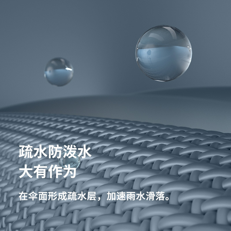 Outdoor Sunshade Large Umbrella Stall Commercial Umbrella Market UV Protection Silver Rubber Stall Double Umbrella Cloth Umbrella