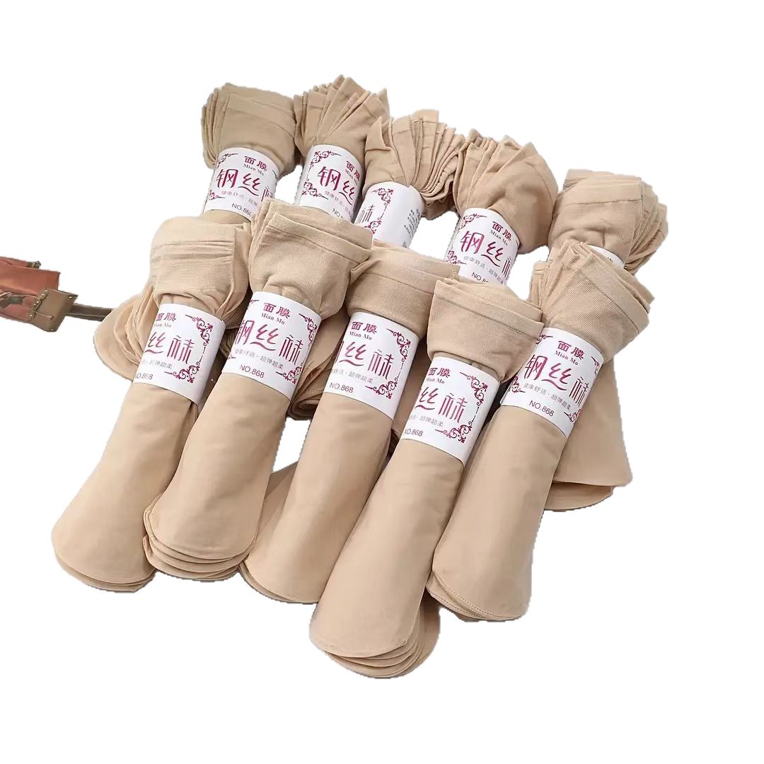 Stockings Women's Socks Spring and Summer Anti-Snatch Stockings Invisible Transparent Thin Steel Stockings Manufacturer Wholesale Factory