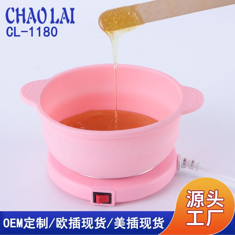 Силиконовая чаша для восковой терапии, складная кастрюля, нагреватель воска