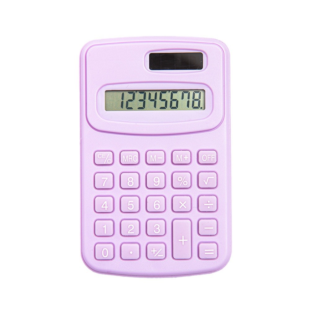 Small Mini High-Looking Dopamine Cute Cartoon Portable Financial Office Calculator for Primary and Secondary School Students