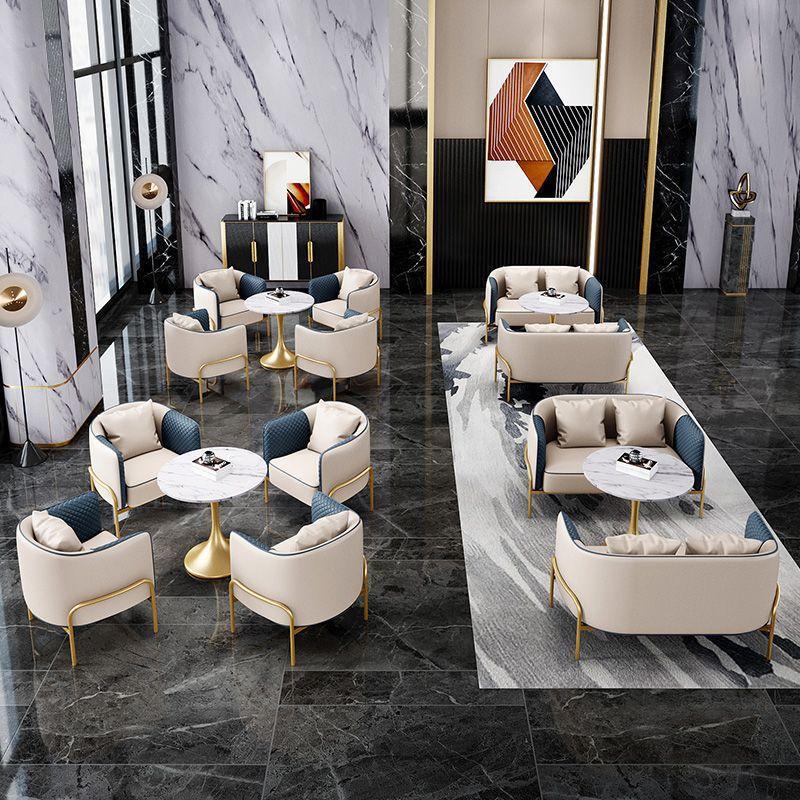 Легкая роскошь, переговорный диван, комбинация для отеля, офис, чайная комната, приемный стол и стулья