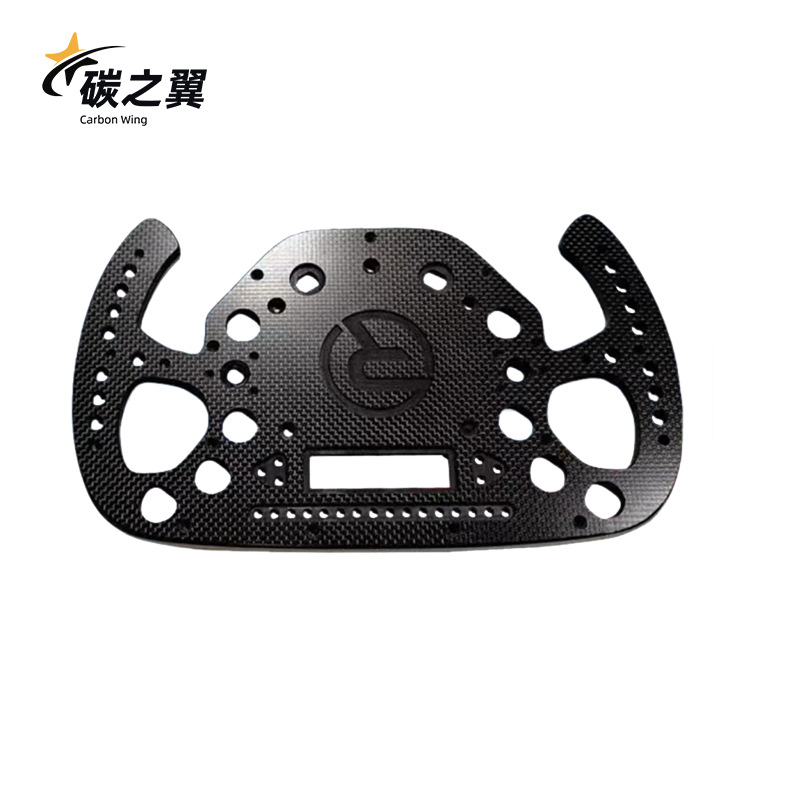 high quality 3k carbon fiber gear high strength composite carbon fiber board products CNC engraving zero cut processing