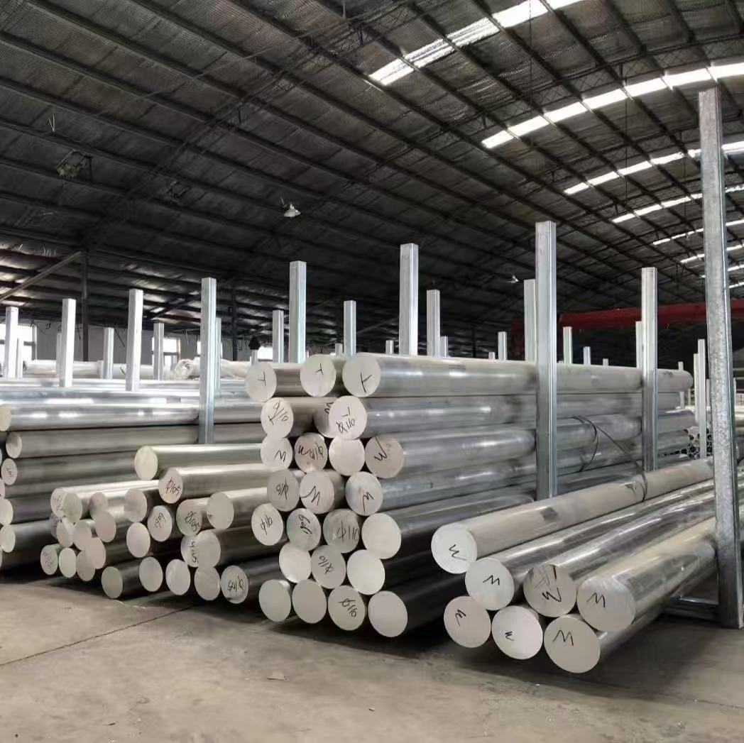 6082 7A04 Aluminum Rod Solid Aluminum Alloy Rod Zero Cut Hard Round Rod Diameter 20-150