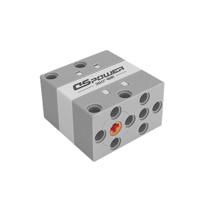 Building Block Motor Compatible with Lego 2kg High Torque Clutch Anti-Sweeping Dual Output Shaft Pwm Building Block Speed Motor