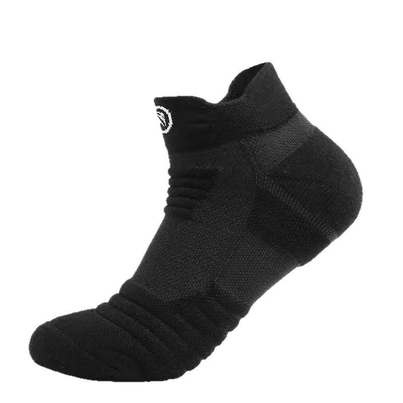 Cross-border socks men's professional sports socks spring and summer socks mesh breathable running basketball socks thickened towel bottom