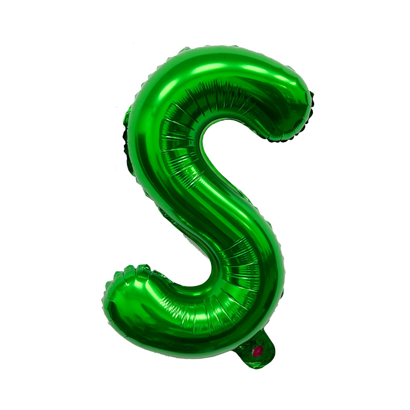 16-inch A- Z Green 26 US letter aluminum foil balloon supports various suit aluminum balloon combinations