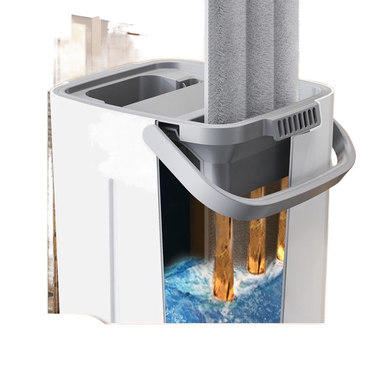 Mop Hand-free Wash Scraping Home Mop Flat One Dragging Clean New Dry and Wet Separation Mop