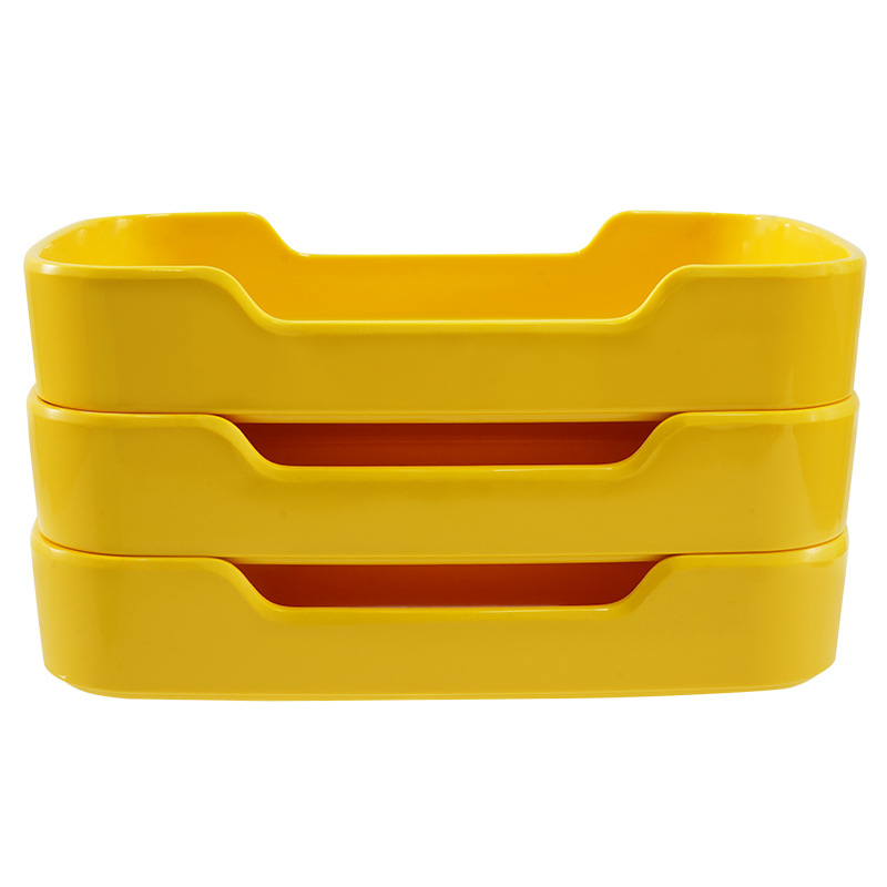 Melamine Skewer Selection and Side Dish Plate, Commercial Stackable Rectangular Serving Plate, Special Plate for Self-Service Barbecue and Hot Pot