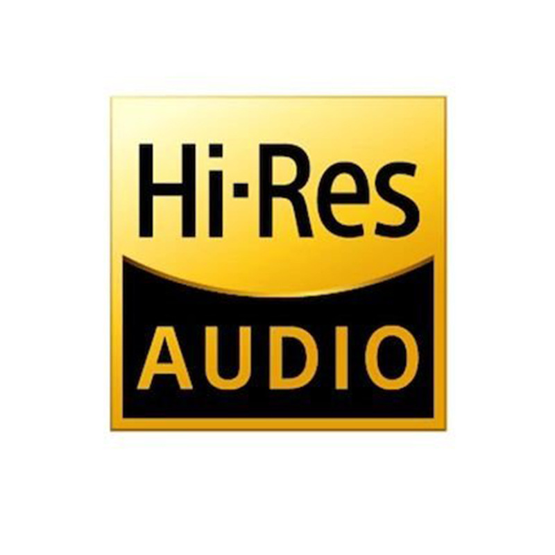 Suitable for sony sony Hi Res small gold standard HiRes metal stickers audio ear decoration stickers hifi Gold standard