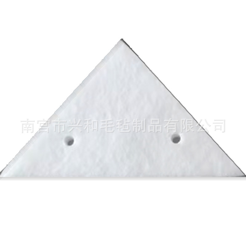 Wholesale Glass Cleaning Cotton Triangle Pads Square Pads White Absorbent Cotton Pads Glassware Accessories Felt Cotton Pads