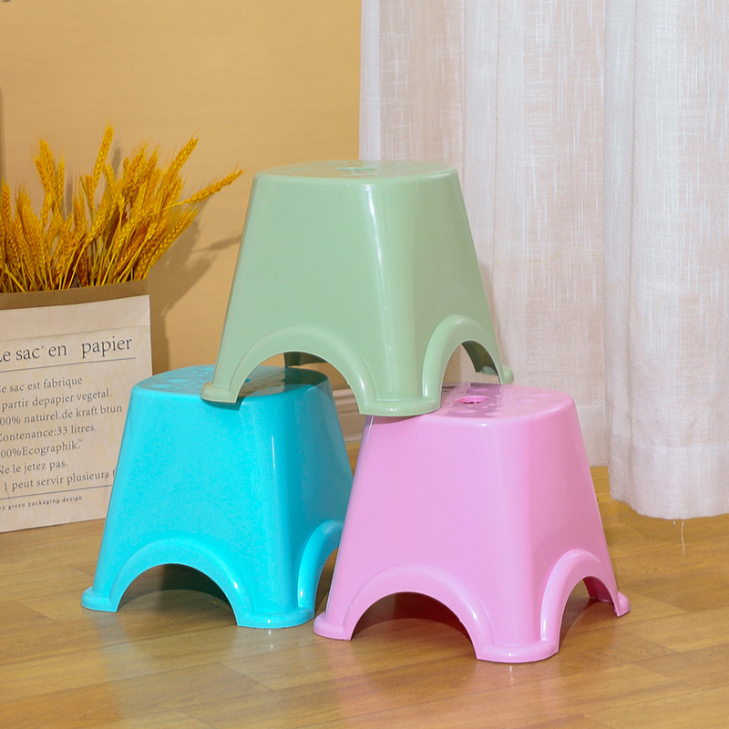 Supply Supply Plastic Massage Stool Household Shoe Changing Low Stool Plastic Small Stool Kindergarten Baby Stool