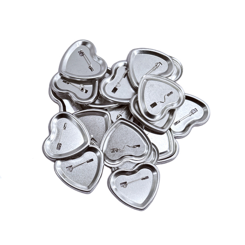 Manufacturer Wholesale 57.5*53 Consumables DIY Blank Material Metal Badge Making Accessories Special-Shaped Homemade Machine